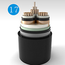 XLPE insulated power cable of rated voltage 35KV used in wind power plant